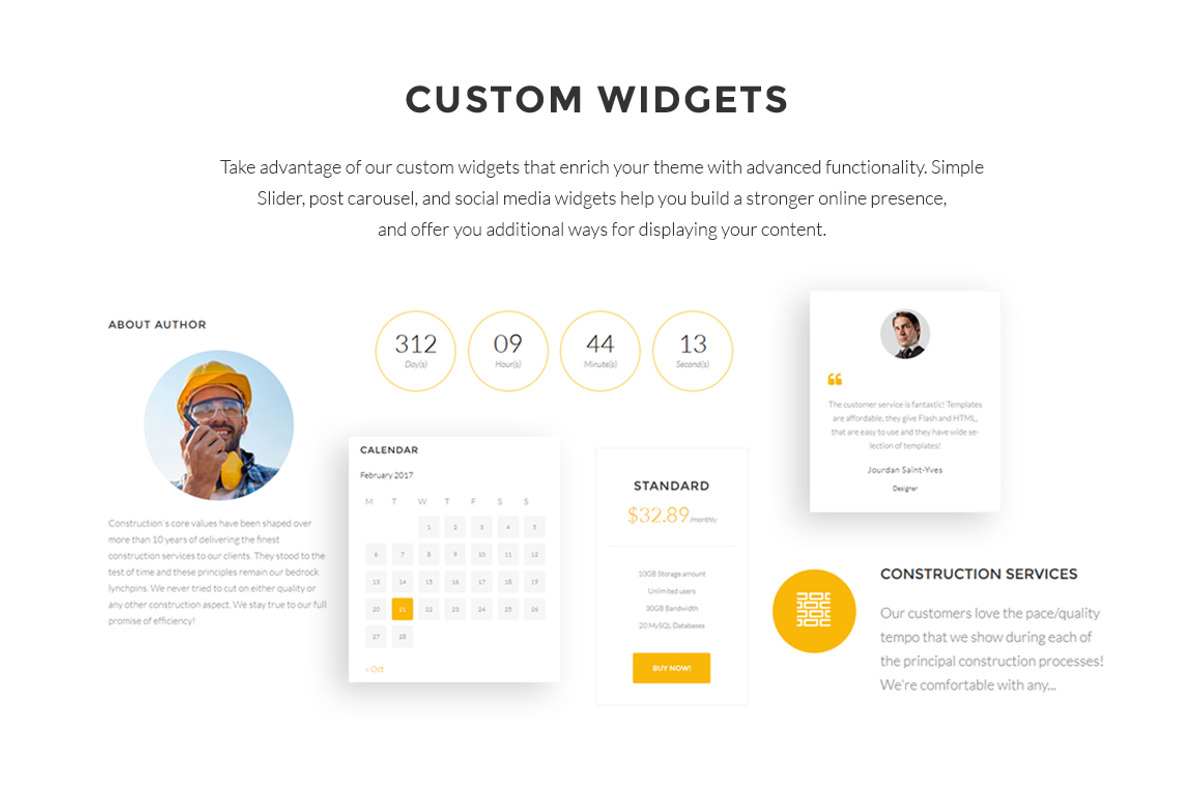 Contractor - Construction Company, a WordPress Template by Zemez (Photo 4 of 5)