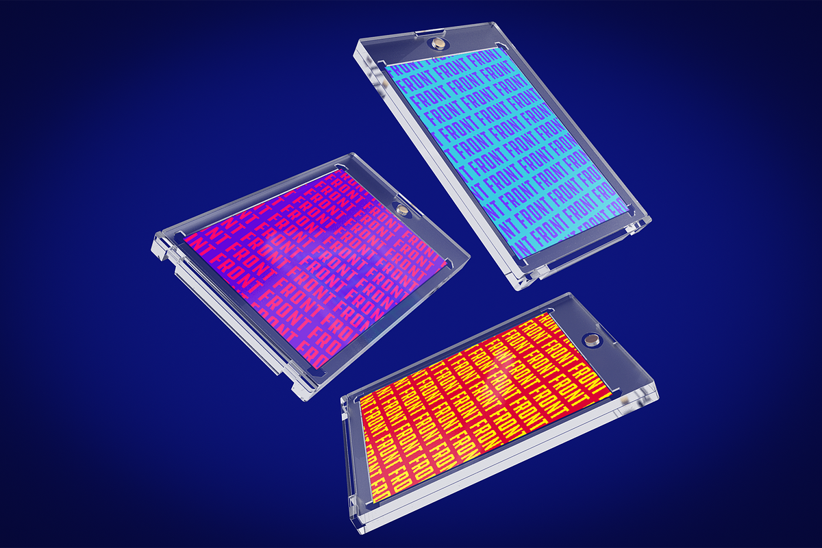 3D One Touch Trading Card Mockups, a Product Mockup by BradleyJackDesign (Photo 6 of 7)