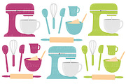 Baking Cake Clipart in Bohemian, an Illustration by Amanda Ilkov (Thumbnail 3 of 4)