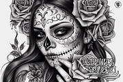Tener Salero, custom tattoo letters, a Handwritten Font by Studio.Valhalla (Thumbnail 1 of 5)