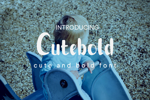 Cutebold - display font preview 8