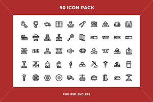 Metallurgy icons, an Outline Icon by Wencory