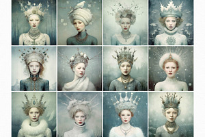 Winter Queen Digital Paintings