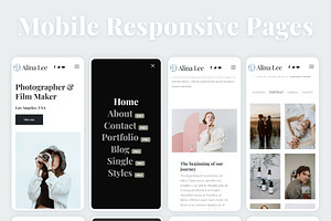 Alina - Photography Portfolio HTML