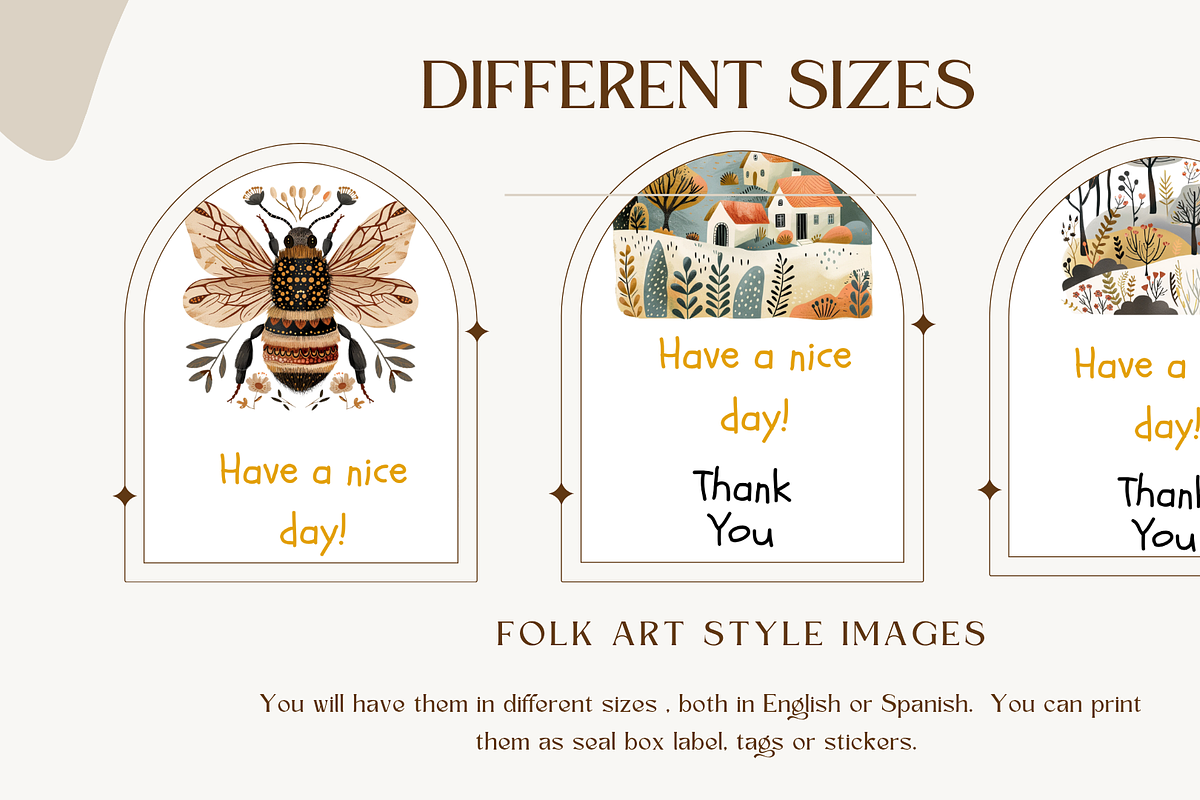 Seal box tags labels-editable, a Decorative Illustration by Little Wren Illustrates (Photo 2 of 5)