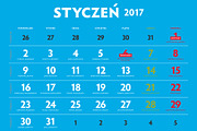Polish Calendar 2017, a Brochure Template by Feelings (Thumbnail 5 of 5)