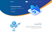 IT-Security Landing page, a Landing Page Template by zeeshanriaz55 (Thumbnail 7 of 7)