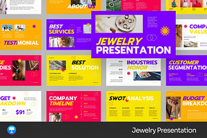 Creative Jewelry Keynote Templates, a Presentation Template by Fit-tee