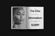 QUINN / Portfolio Magazine Template, a Brochure Template by Studio Dara (Thumbnail 2 of 18)