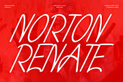 Norton Renate - Handwritten Font, a Handwritten Font by Webhance Studio (Thumbnail 1 of 7)