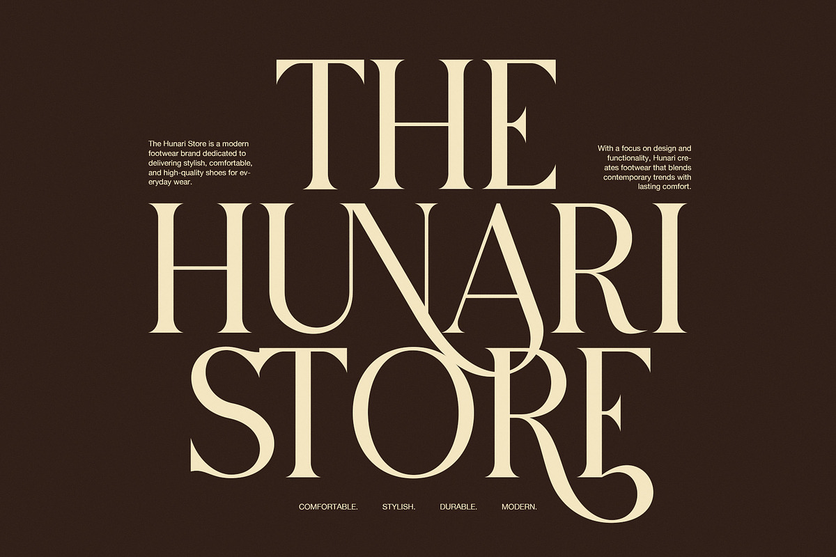 Caner Elegant Ligature Serif Font, a Serif Font by Perfectype (Photo 2 of 8)