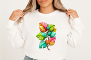 Whimsical Summer Tropical Leaf Clipa, an Illustration by SVGArt (Thumbnail 3 of 9)