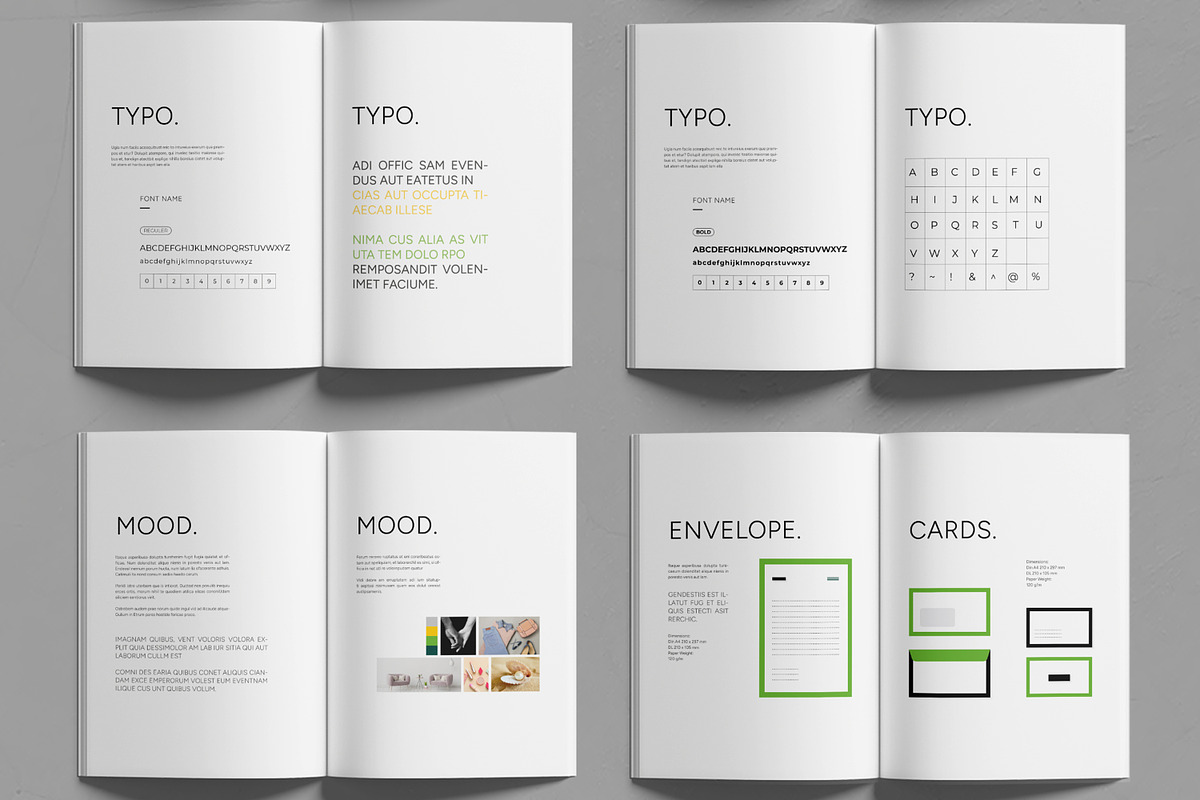 Brand Manual Guideline Template, a Brochure Template by MightyDesign (Photo 3 of 6)