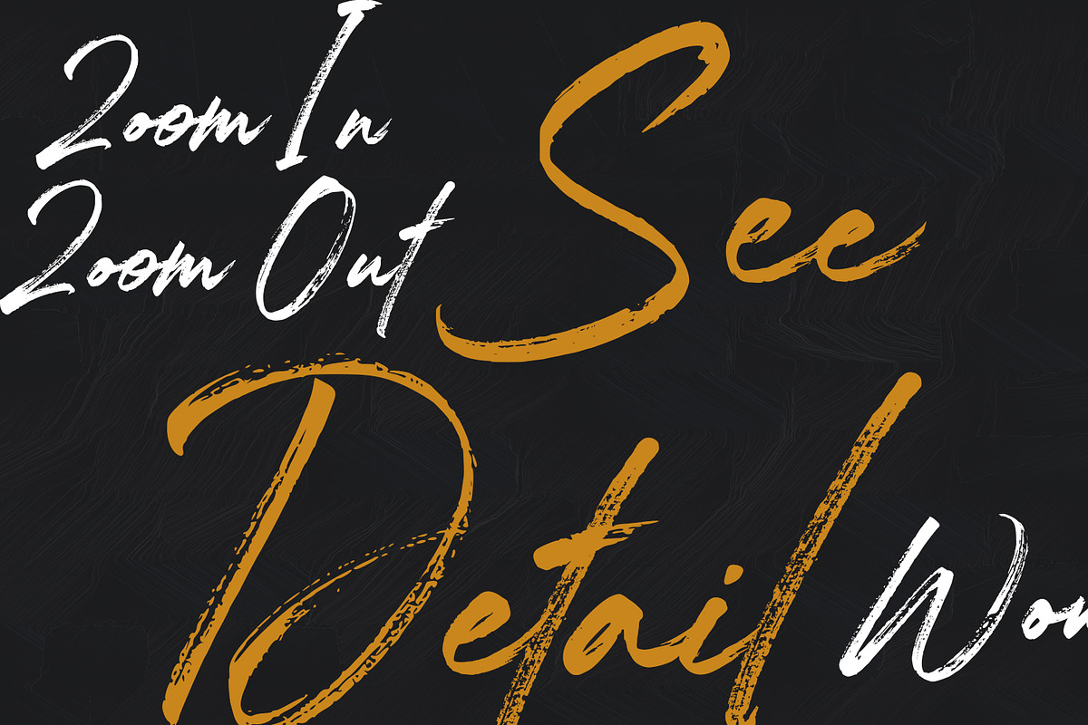 Charlietta de Angela - Brush Script, a Script Font by Almarkhatype (Photo 4 of 10)