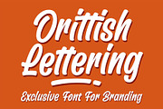 Orittish | Lettering Brand Font, a Script Font by HanzelSpace Studio (Thumbnail 5 of 8)