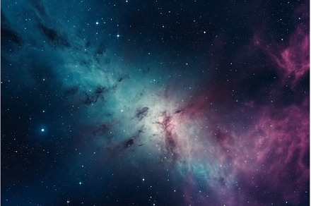 Galaxy cosmic sky. Generate Ai, a Nature Photo by Ylivdesign
