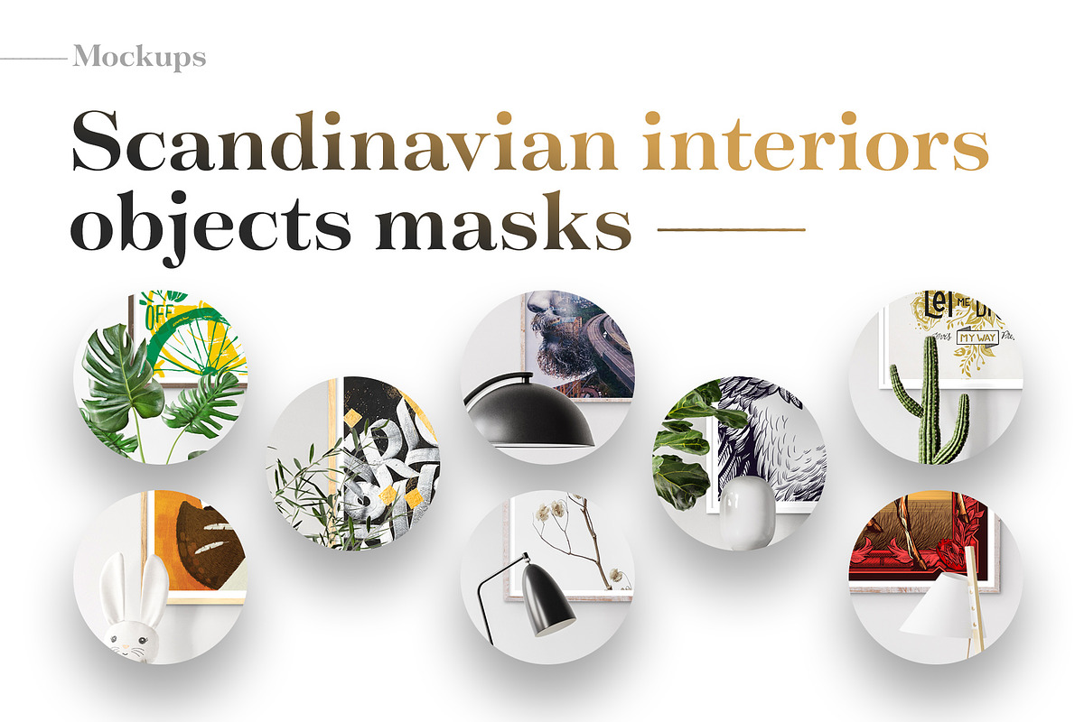 375+ Mockups ‒ Scandinavian Framing, a Print Template by Frisk Shop (Photo 24 of 27)