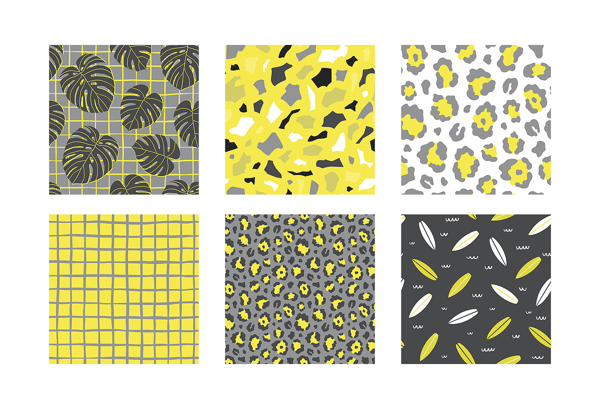 Summer Time Abstract Patterns Set, an Animal Illustration by Natalia Fedorova (Photo 4 of 11)