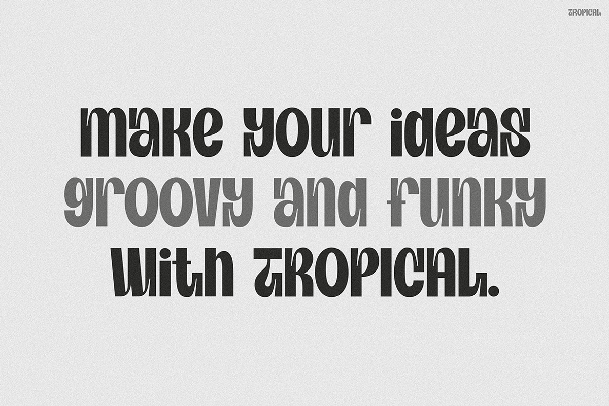 TROPICAL, a Font by Pinisi ART (Photo 8 of 10)