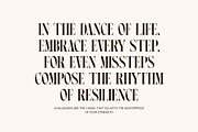Kelvino Elegant Serif Font Typeface, a Serif Font by Perfectype (Thumbnail 2 of 6)
