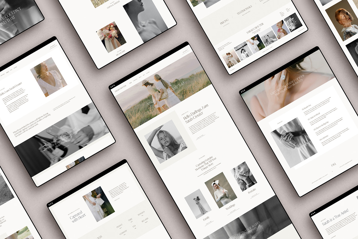 Squarespace Template Photographer, a Squarespace Template by The Soft Voice (Photo 2 of 8)