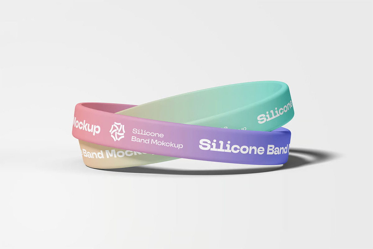 Silicone Band Mockup, an Advertising Mockup by Se٧enStudio (Photo 8 of 13)