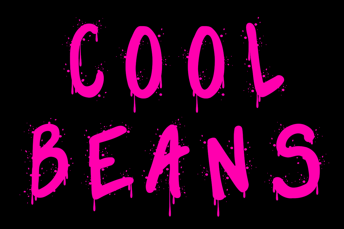 Splattersaurus Rex, a Font by OMG IT'S LINDZ (Photo 5 of 5)
