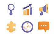 Business Illustration Set, a Finance Illustration by studiogstock (Thumbnail 2 of 4)