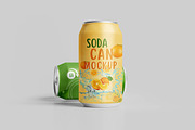 Soda Can Mockup, a Cups & Container Mockup by Indah (Thumbnail 7 of 7)