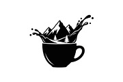 Mountain Coffee Cup Design Bundle, an Illustration by yasushie (Thumbnail 15 of 31)