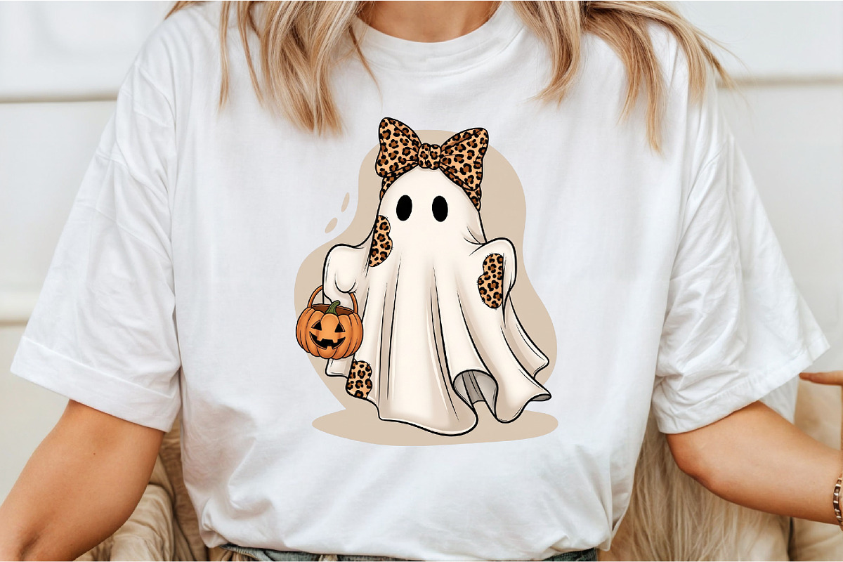 Leopard Coquette Ghost PNG, an Illustration by Libby Wishes (Photo 3 of 6)