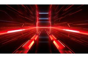 aesthetic red technology background, an Abstract Photo by pikepicture