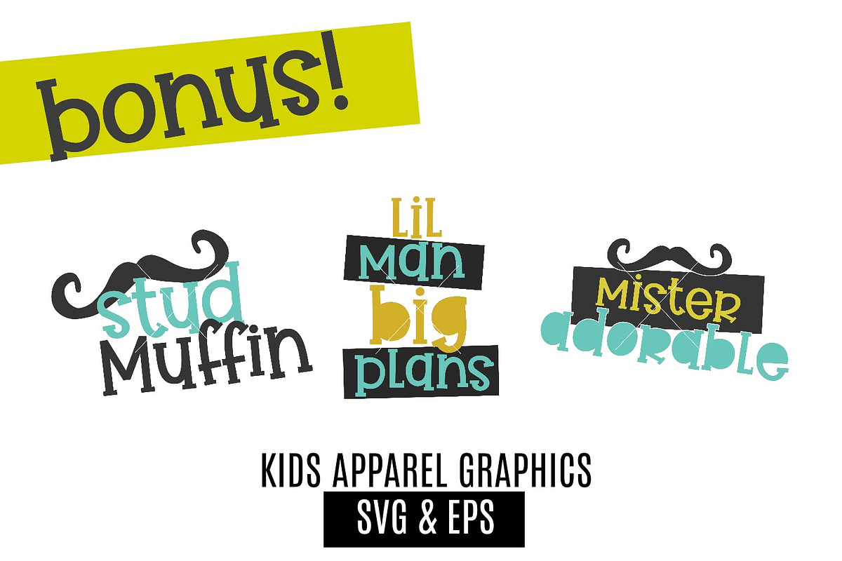 Studmuffin Font + Apparel Graphics preview 3