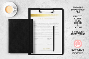 Wedding Planner Contract & Forms