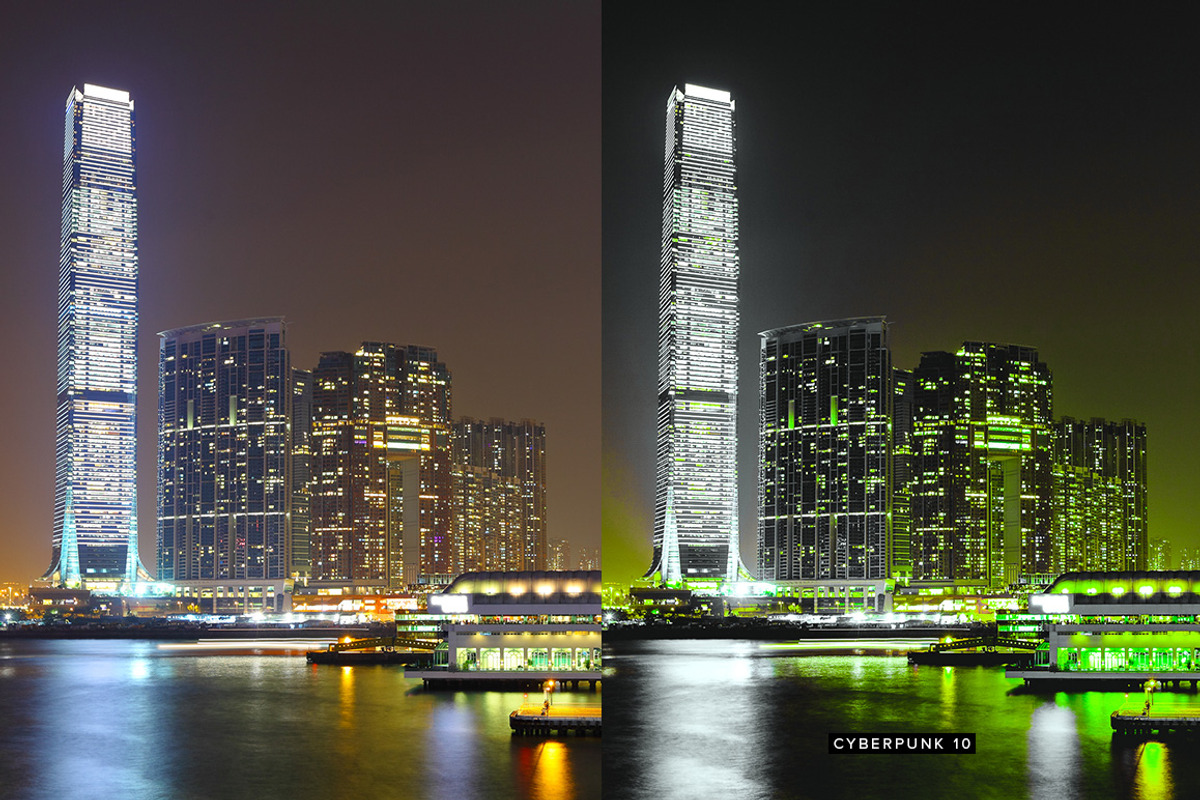 10 Cyberpunk Lightroom Presets LUTs, an Action Add-On by SparkleStock (Photo 5 of 8)