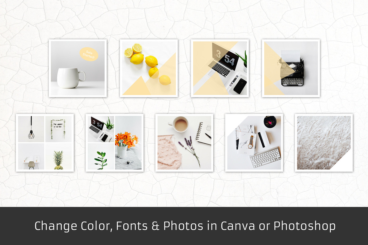 Yellow - 18 Instagram Templates, a Social Media Template by Annemiek van Luinen (Photo 4 of 8)