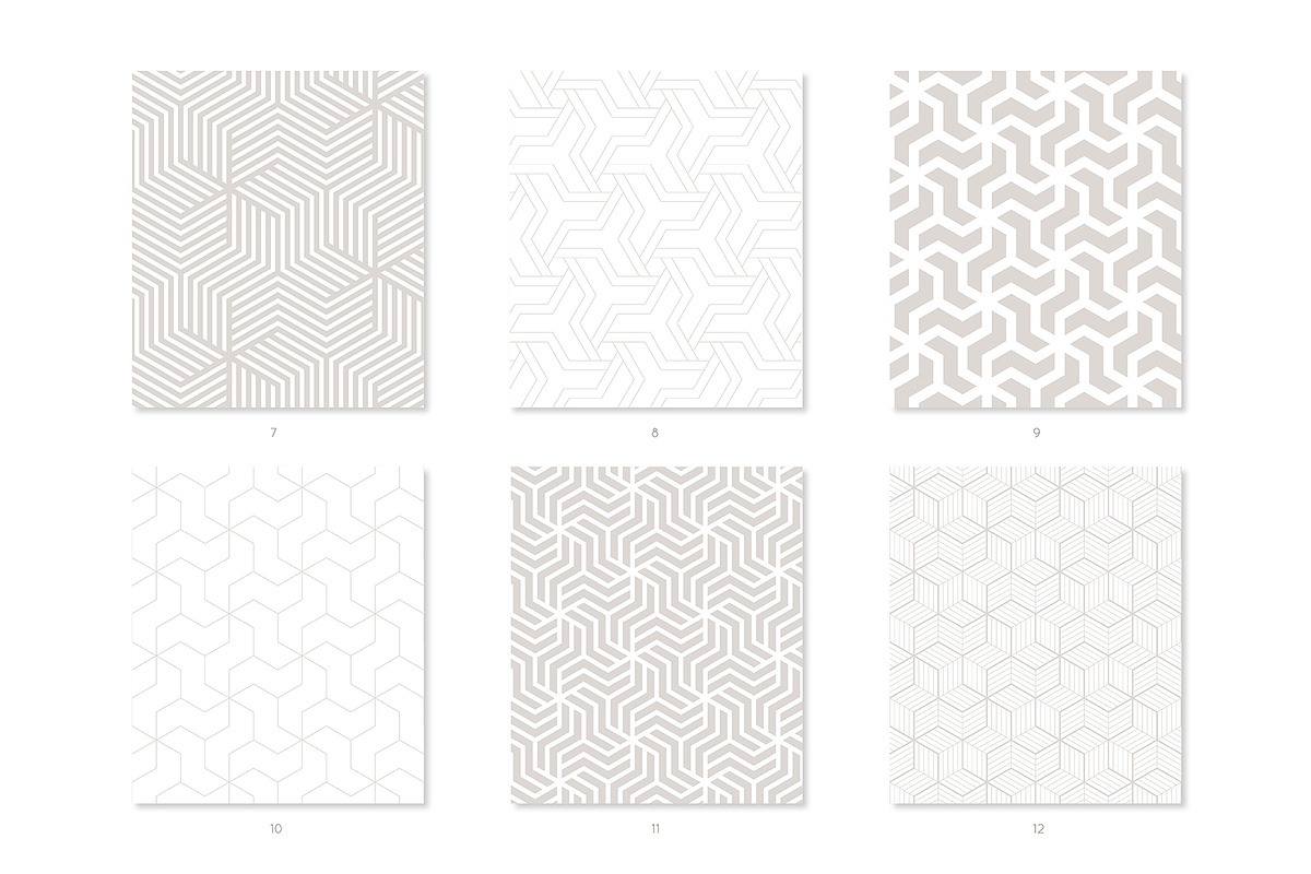 Basic Collection. Geometric Patterns, a Pattern Graphic by Curly_Pat (Photo 5 of 8)