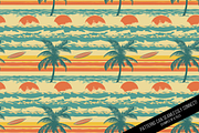 Retro Surfing Seamless Digital Paper, a Pattern Graphic by Chromolume Studio (Thumbnail 11 of 15)
