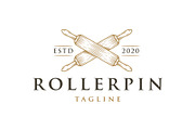 Cooking Roller Pin Logo Template, a Branding & Logo Template by vectorwithin (Thumbnail 1 of 3)