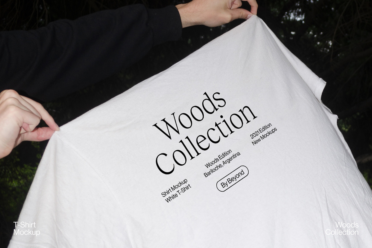 Woods Collection T-Shirt Mockup 1, a Shirt Mockup by By Beyond (Photo 2 of 4)