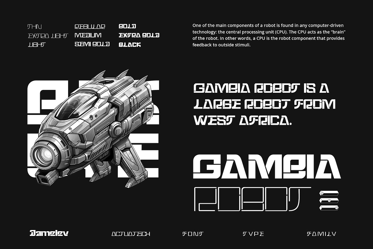 Actuatech Variable Font, a Sans Serif Font by Damelev (Photo 6 of 11)