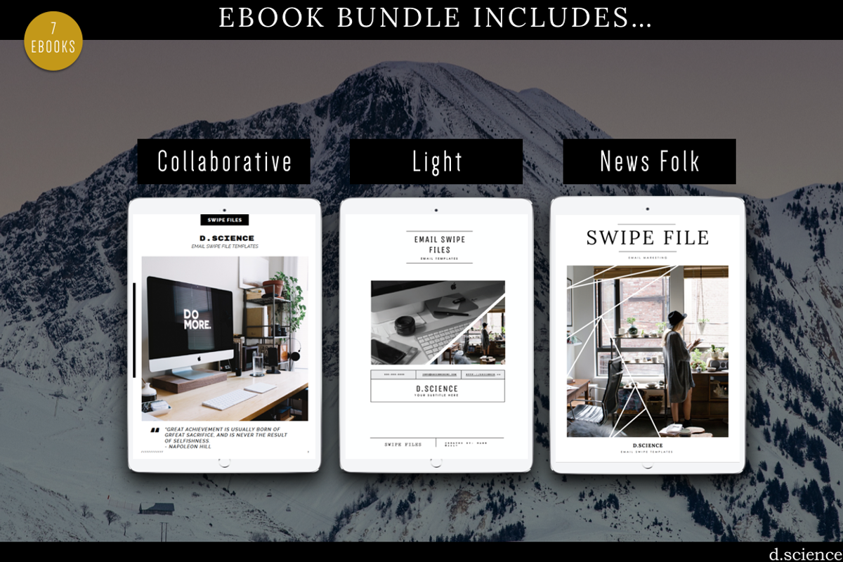 14 Ebook Super Bundle | 90% OFF!, a Magazine Template by Template Monkey @dscience (Photo 8 of 26)