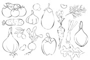 Hand drawn Vegetables Mega Pack, a Graphic by Daria Volyanskaya (Thumbnail 5 of 5)