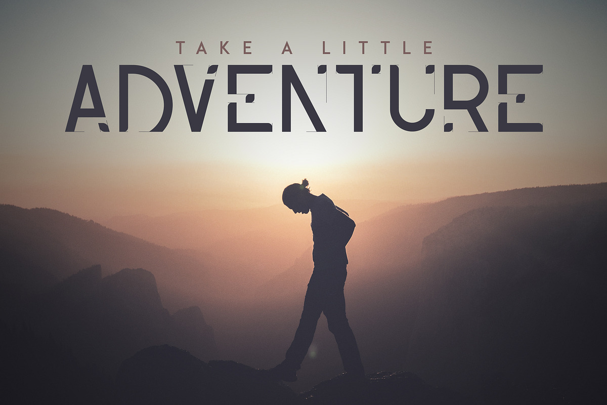 Serendius - Display font preview 7