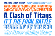 The Story So Far & Near - logo font, a Sans Serif Font by Comicraft Fonts (Thumbnail 2 of 4)
