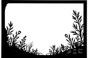 Black and white Frame Nature SVG Bun, an Object Graphic by jahid234 (Thumbnail 4 of 7)