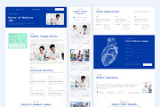 Medical School Website UI Figma, an UI Kit Template by peterdraw (Thumbnail 5 of 7)