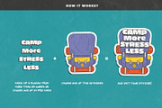 Adventure Awaits • A Sticker Creator, an Illustration by Vintage Voyage Supply (Thumbnail 2 of 12)