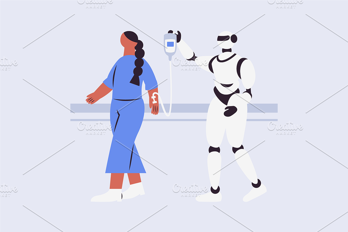 AI Medical Healthcare Illustration, a Healthcare Illustration by Jump Studio (Photo 6 of 10)
