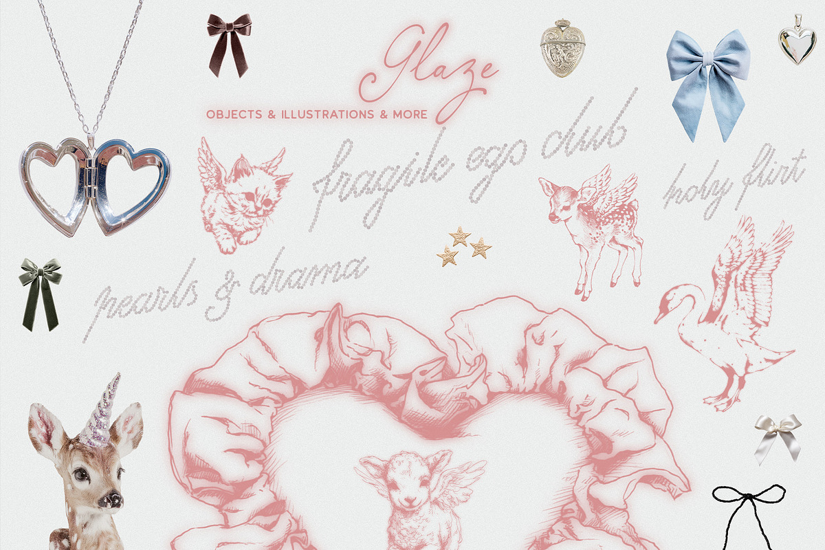 Glaze: Collage Kit with Frames, an Object Graphic by Purple (Photo 12 of 13)